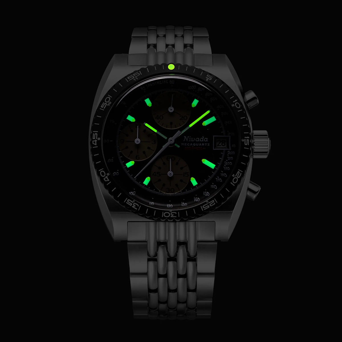 Nivada Grenchen Autochron Mecaquartz - Bracelet