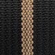 WatchGecko Ridge Military Nylon Watch Strap - Black & Beige Stripe