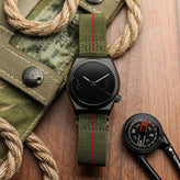 Boldr Polaris Blackout - Green Red Stripe