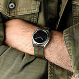 Boldr Polaris Moonstone Grey - Green Red Stripe