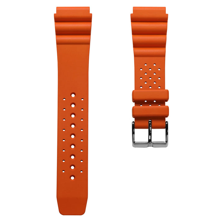 Wholesale Good Looking Rubber Wristwatch Strap BR02-92-Orange_K0010869 main image 0