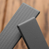 400 CTS Italian Rubber Divers Reversible Watch Strap - Cloud Grey - Brushed / Polished