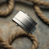 Push Button Divers Deployant Buckle - Unbranded Brushed / Polished
