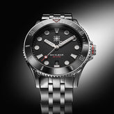 Second Hour Gin Clear Mk3 - Black Dial