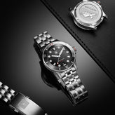 Second Hour Gin Clear Mk3 - Black Dial