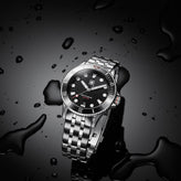 Second Hour Gin Clear Mk3 - Black Dial