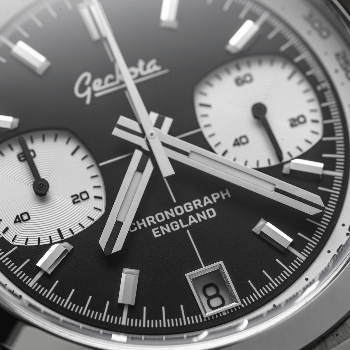 Chronotimer Chronograph Watch Classic Reverse Panda LIKE NEW