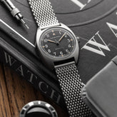 Classic Style Stainless Steel Milanese Mesh Watch Strap - Satin - New/Old Stock
