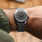 Classic Style Stainless Steel Milanese Mesh Watch Strap - Satin - New/Old Stock