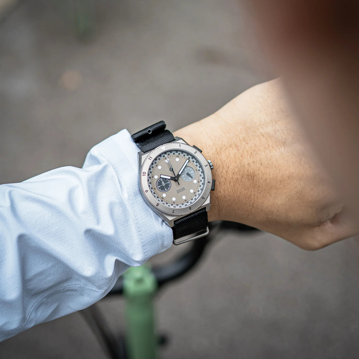 Boldr Venture Titanium Chronograph Watch Velo Mono