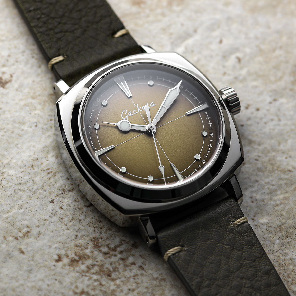 Pioneer Automatic Watch - Brushed Beige Edition