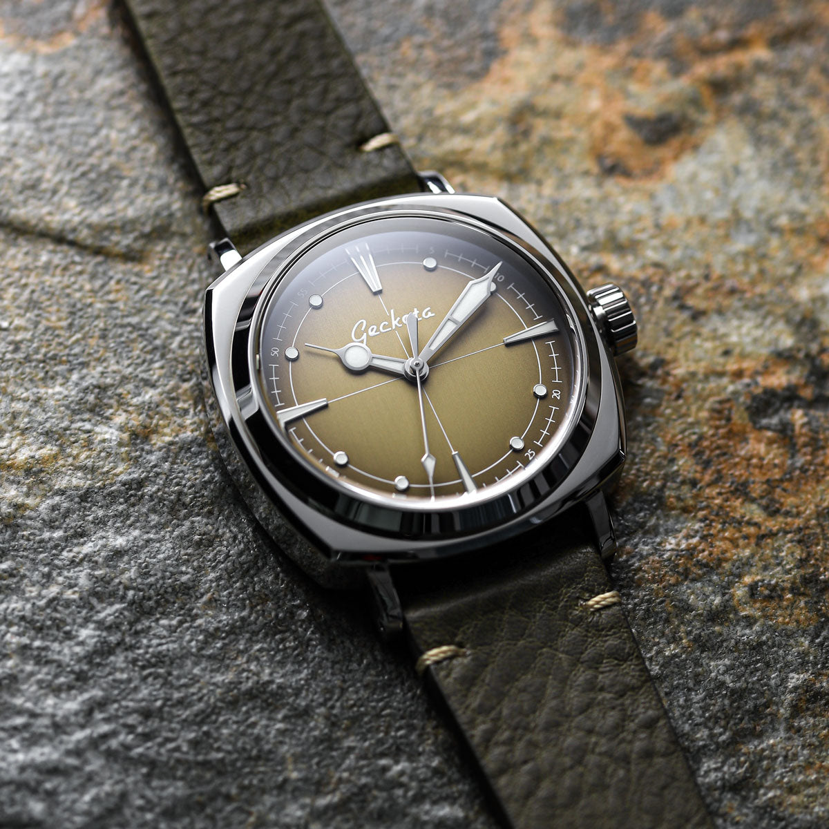 Pioneer Automatic Watch - Brushed Beige Edition