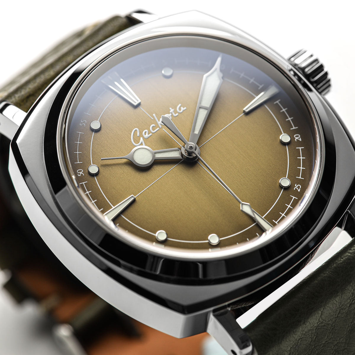 Pioneer Automatic Watch - Brushed Beige Edition