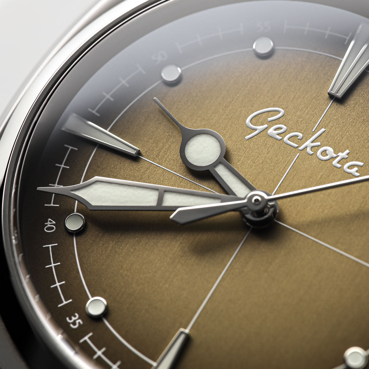 Pioneer Automatic Watch - Brushed Beige Edition
