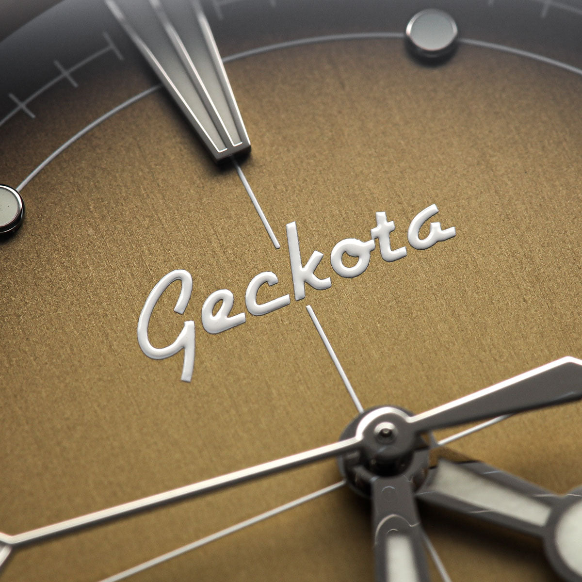 Geckota Pioneer Automatic Watch Brushed Beige Edition