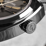 Geckota Pioneer Automatic Watch Brushed Black Dial