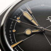 Geckota Pioneer Automatic Watch Brushed Black Dial