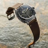 Geckota Pioneer Automatic Watch Brushed Black Dial