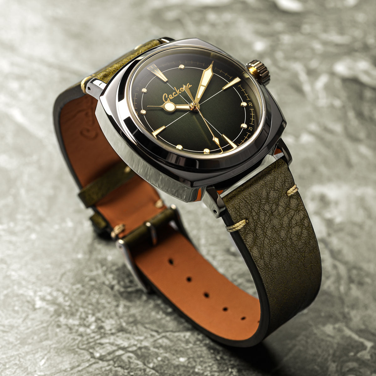 Geckota Pioneer Automatic Watch Green Edition