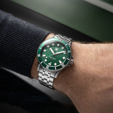 Second Hour Gin Clear Mk3 - Emerald Dial