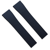 Mosaic CTS Rubber Watch Strap - Navy Blue