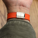 Mosaic CTS Rubber Watch Strap - Navy Blue