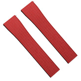 Mosaic CTS Rubber Watch Strap - Tomato Red