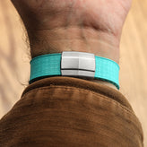 Mosaic CTS Rubber Watch Strap -  Aqua Blue