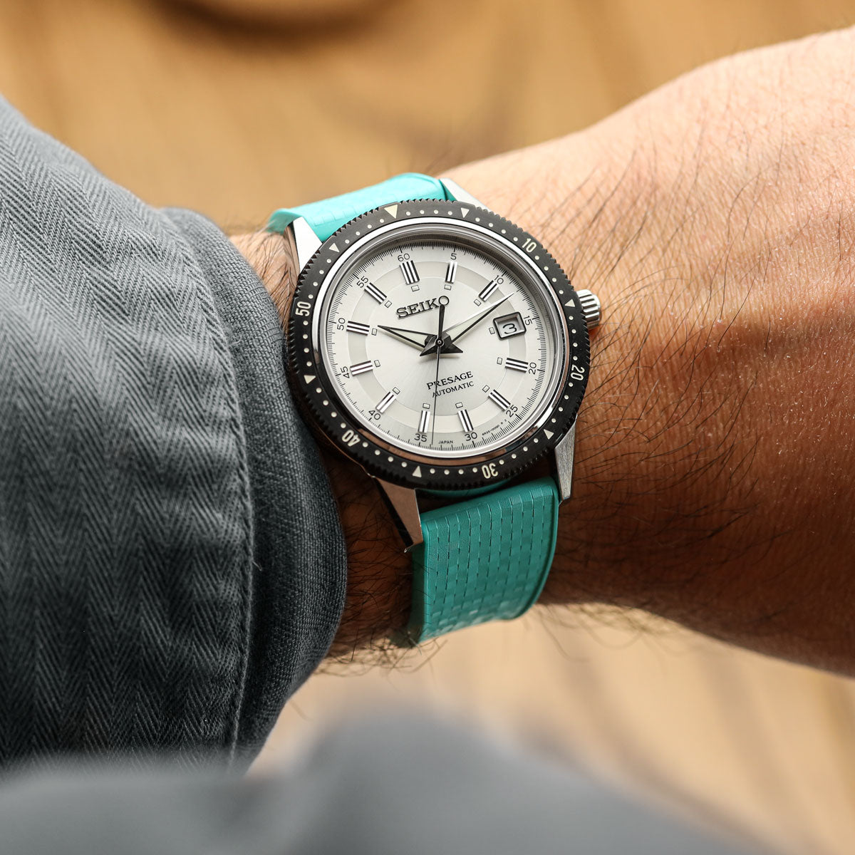 Mosaic CTS Rubber Watch Strap - Canary Yellow