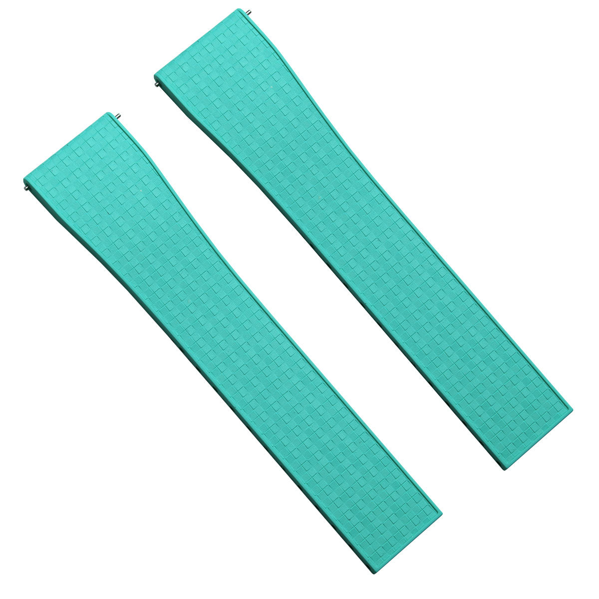 Mosaic CTS Rubber Watch Strap -  Aqua Blue