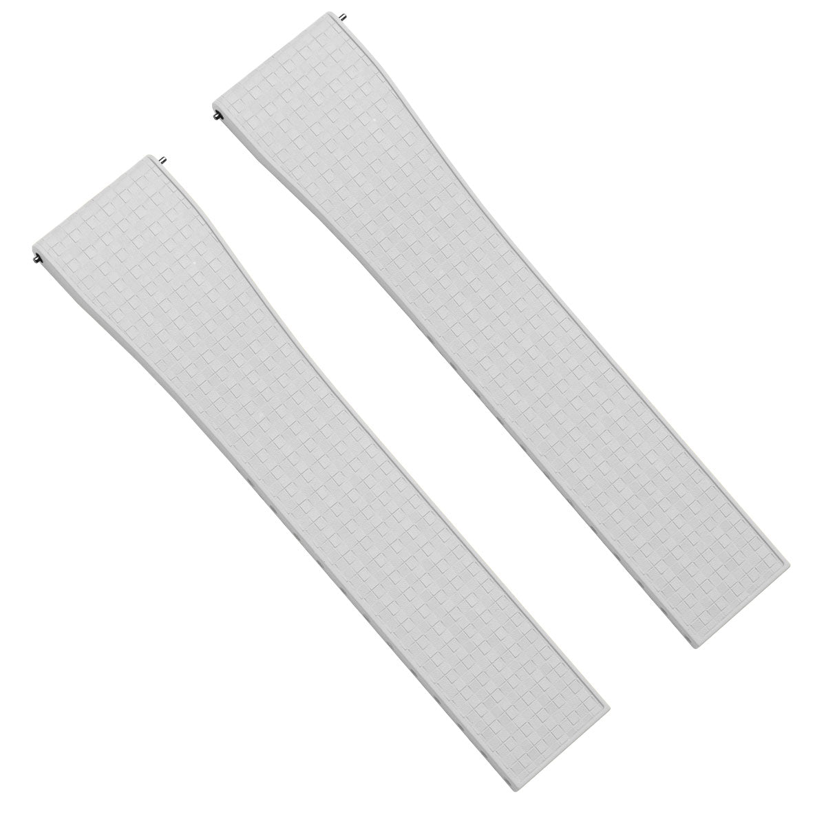 Mosaic CTS Rubber Watch Strap - Ice White