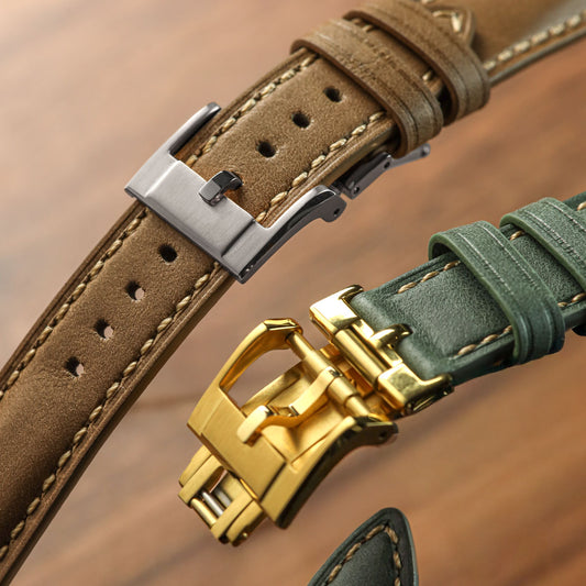 Axis Spring Deployant Clasp – IP Gold