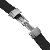 Radius CTS Rubber Watch Strap - Jet Black