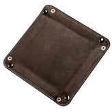 Geckota Genuine Leather Watch Tray - Dark Brown