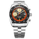 Nivada Grenchen Autochron Orange - ETA Valjoux 7750 Automatic - Bracelet