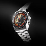 Nivada Grenchen Autochron Orange - ETA Valjoux 7750 Automatic - Bracelet