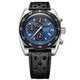 Nivada Grenchen Autochron Blue - Black Racing Strap