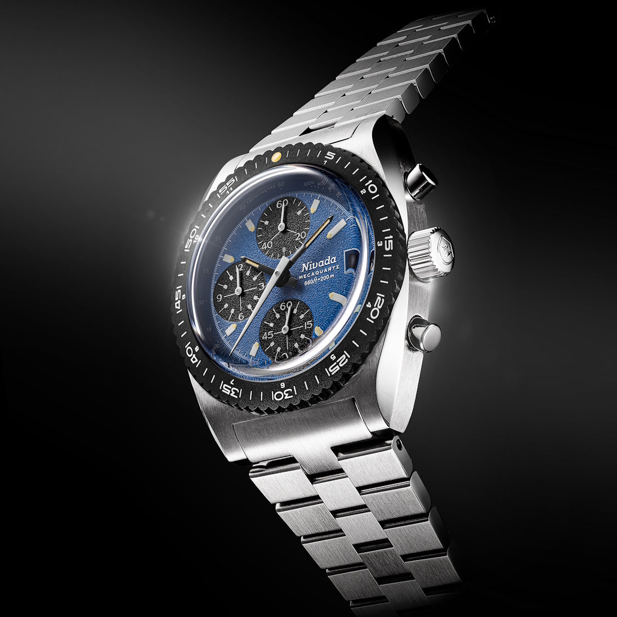 Nivada Grenchen Autochron Blue - Bracelet