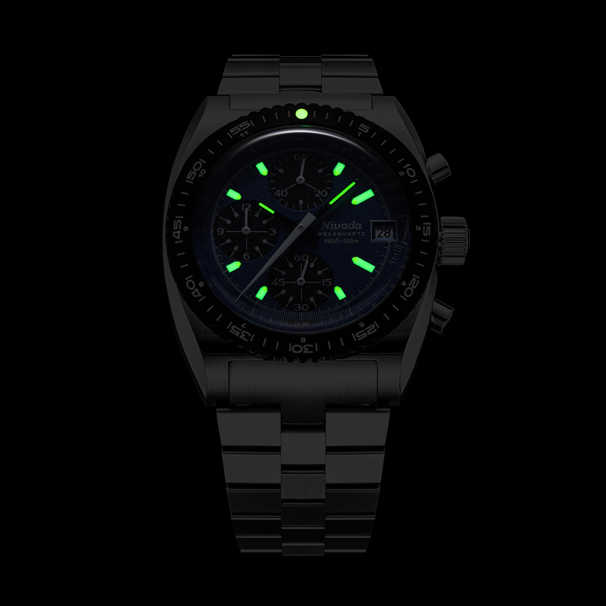 Nivada Grenchen Autochron Blue - Bracelet