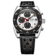 Nivada Grenchen Autochron Panda - Black Racing Strap