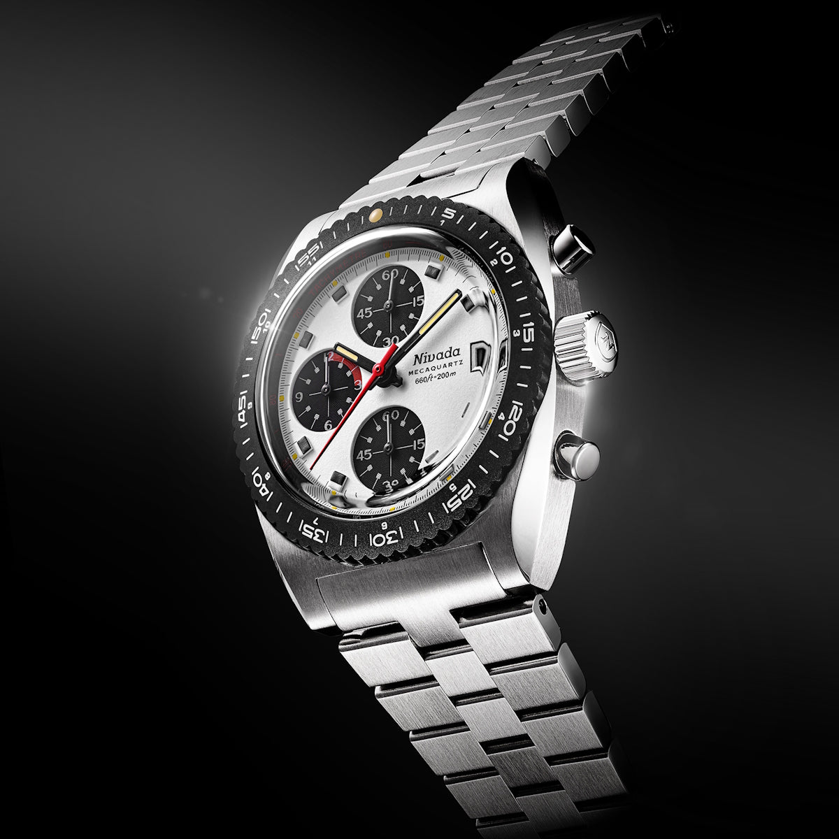 Nivada Grenchen Autochron Panda - Bracelet