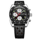 Nivada Grenchen Autochron Reverse Panda - Black Racing Strap