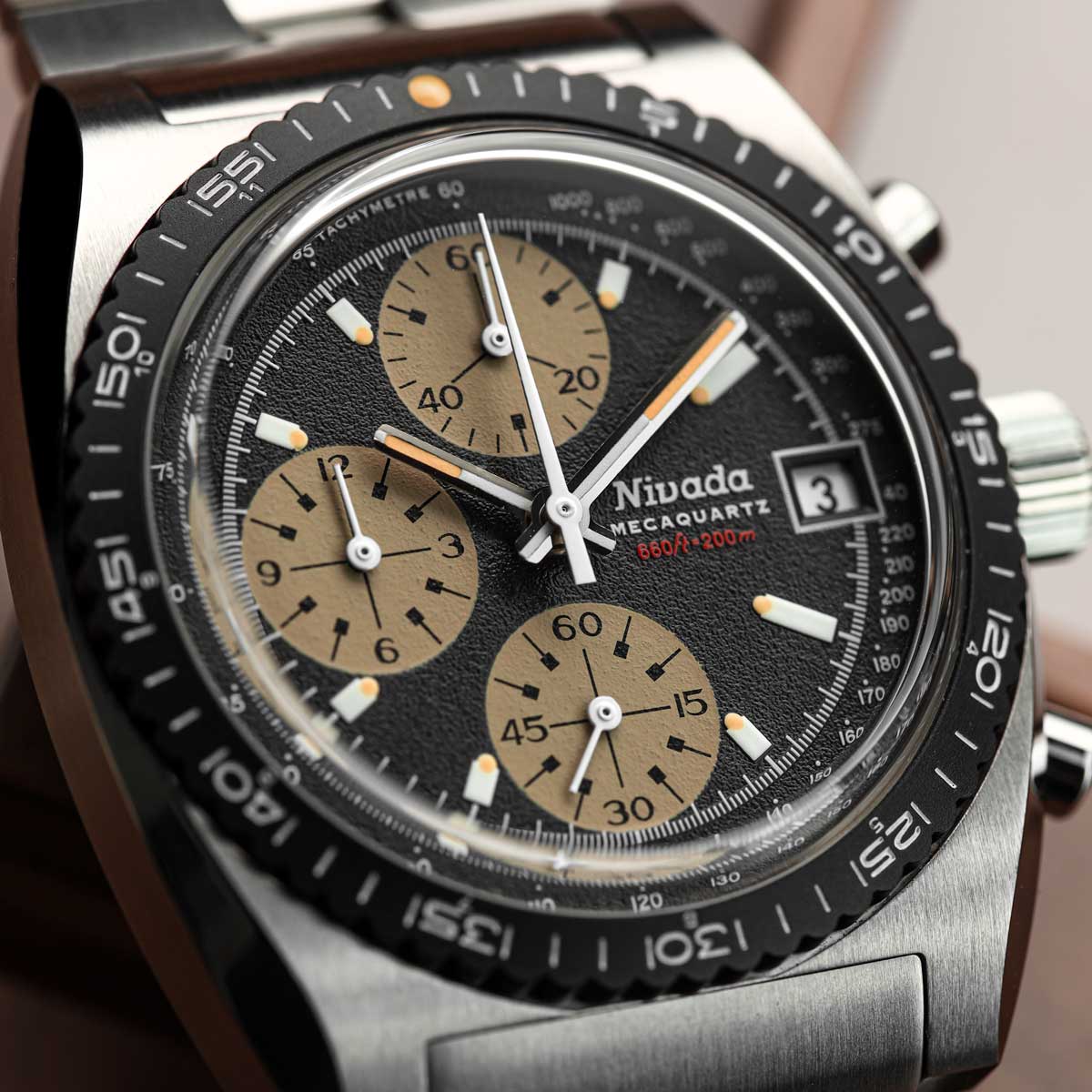 Nivada Grenchen Autochron Mecaquartz - Bracelet