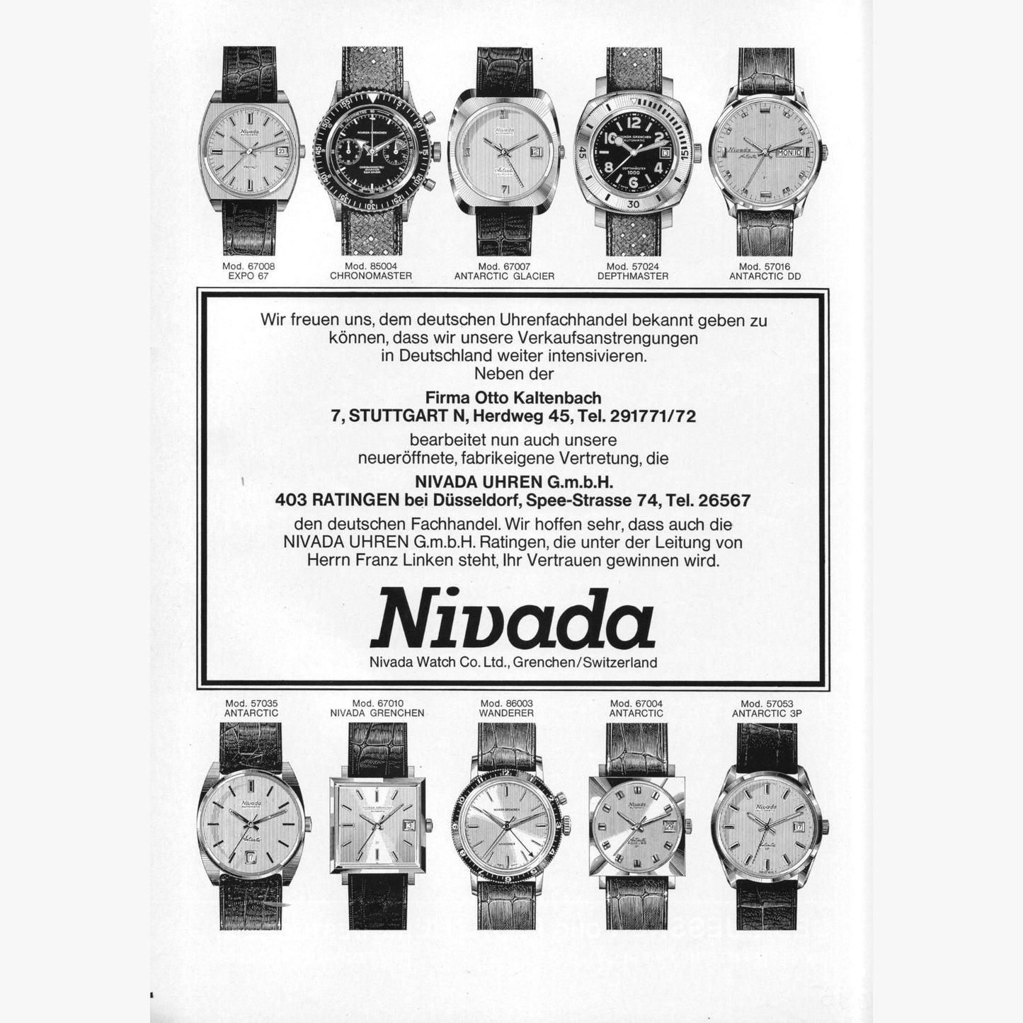 Nivada Grenchen Antarctic Eggshell White Luminova 35mm