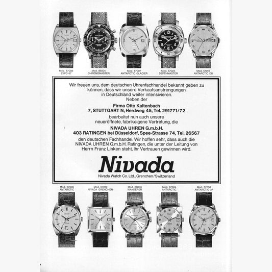 Nivada Grenchen Antarctic Eggshell White Luminova 35mm