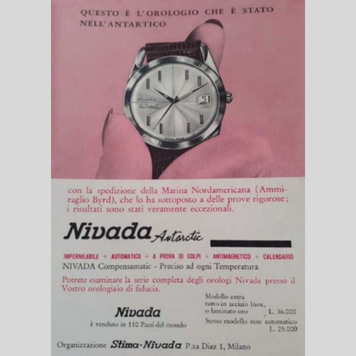 Nivada Grenchen Super Antarctic 3.6.9 Tropical - 38mm - Black Racing