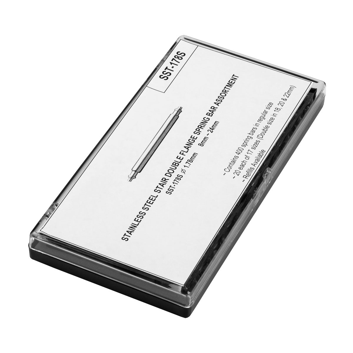 Replacement Stainless Steel Spring Bar Tube Complete Set