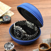 OCTOPOD Zip Up Doughnut Watch Case - Cobalt Mesh