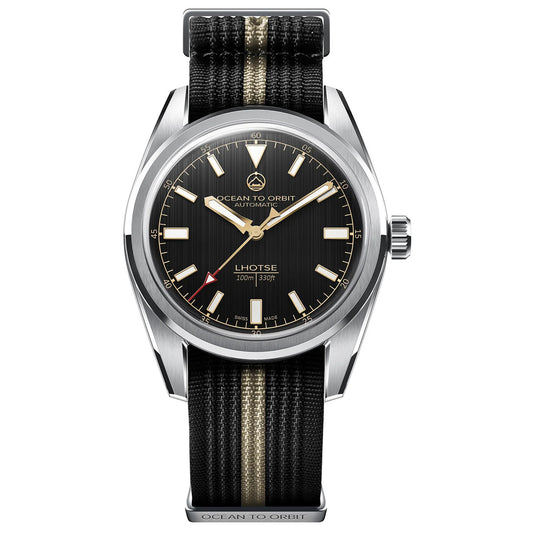 Ocean To Orbit LHOTSE Heritage Steel 38.5mm Nylon Strap