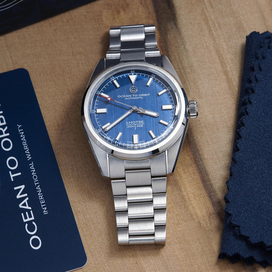 Ocean To Orbit LHOTSE Blue Steel (Red Tip) 38.5mm Bracelet